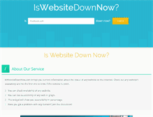 Tablet Screenshot of iswebsitedownnow.com